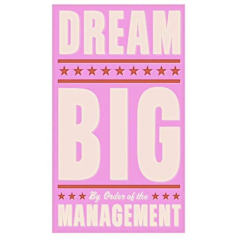 Dream Big in Pink Print 6 in x 10 in - product images  of 