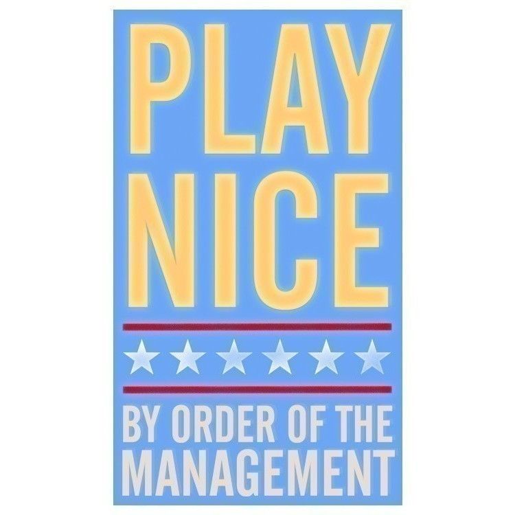 Play Nice 6 in x10 in Print - product images