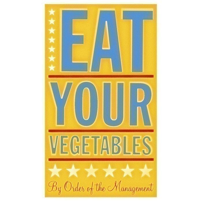 Eat Your Vegetables Print 6 in x 10 in - product images  of 