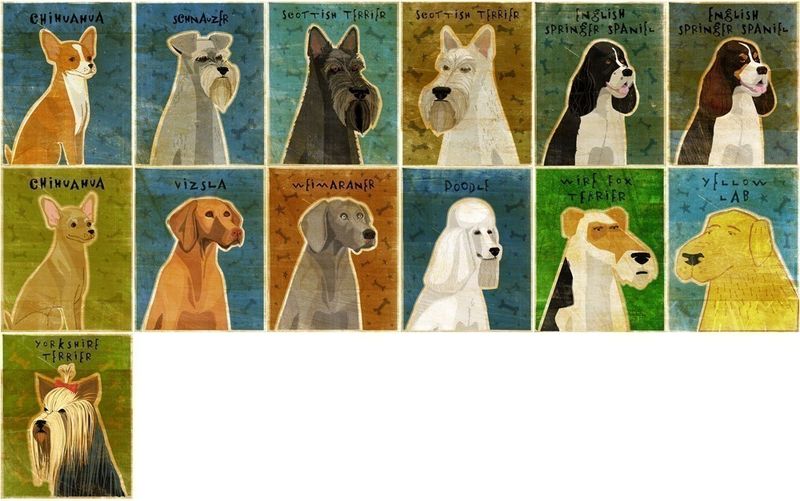 Personalize Your Pooch - Dog Art Print - 8 in x 10 in - product images  of 