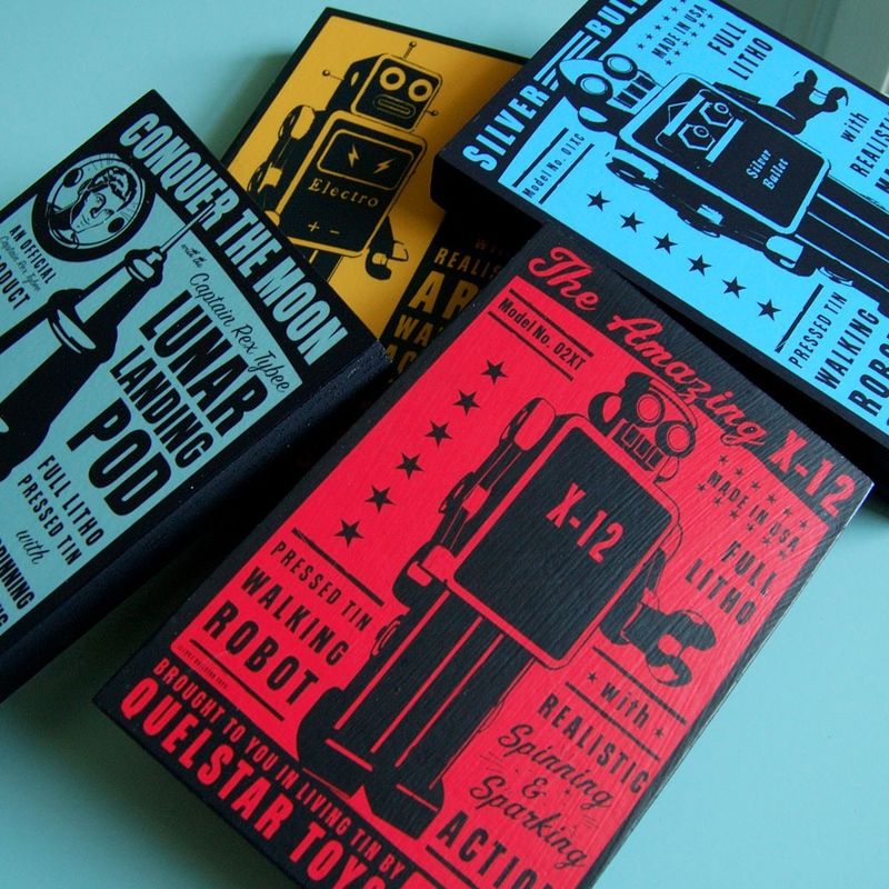 Quelstar Tin Toy  Series - Art Block - 4 in x 6 in - product images  of 