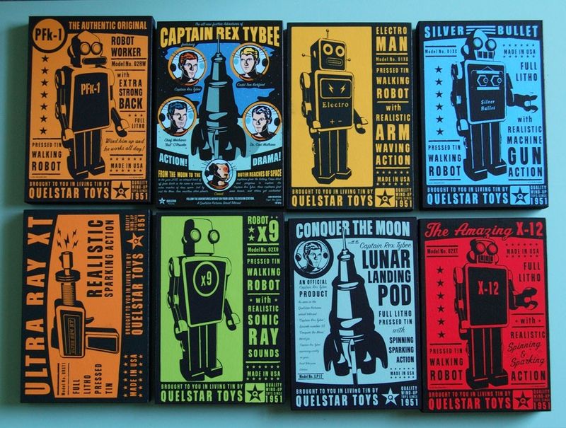Quelstar Tin Toy  Series - Art Block - 4 in x 6 in - product images  of 