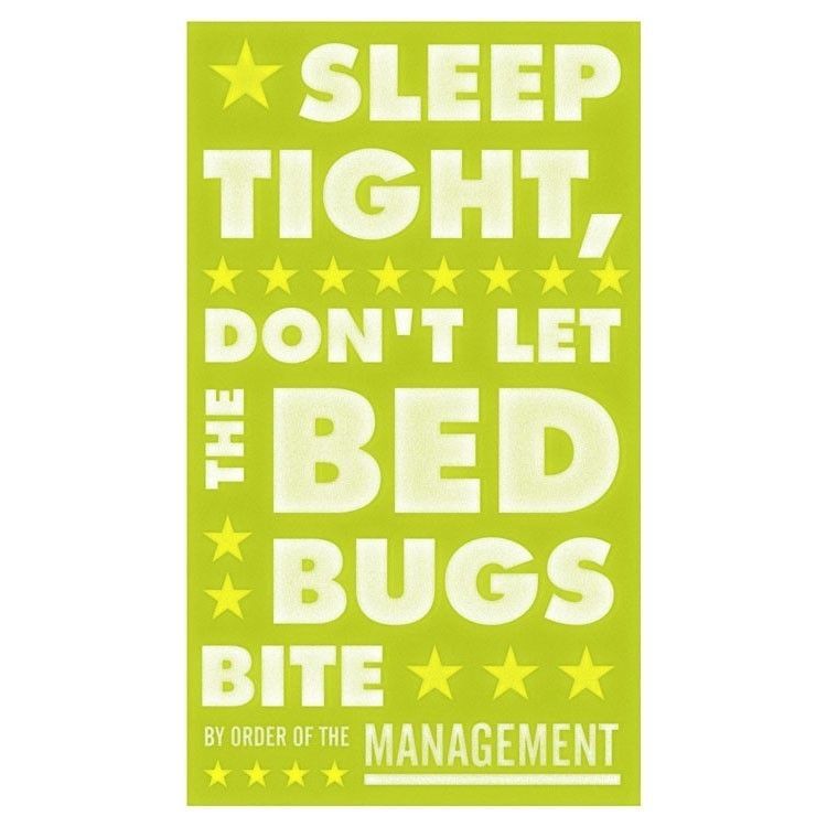 Sleep Tight Dont Let the Bedbugs Bite 6 in x 10 in Print - Green - product images  of 