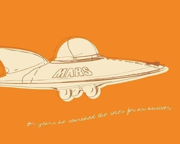 Lunastrella Robot, Space Station and Flying Saucer 8x10 Set of Three - product images  of 