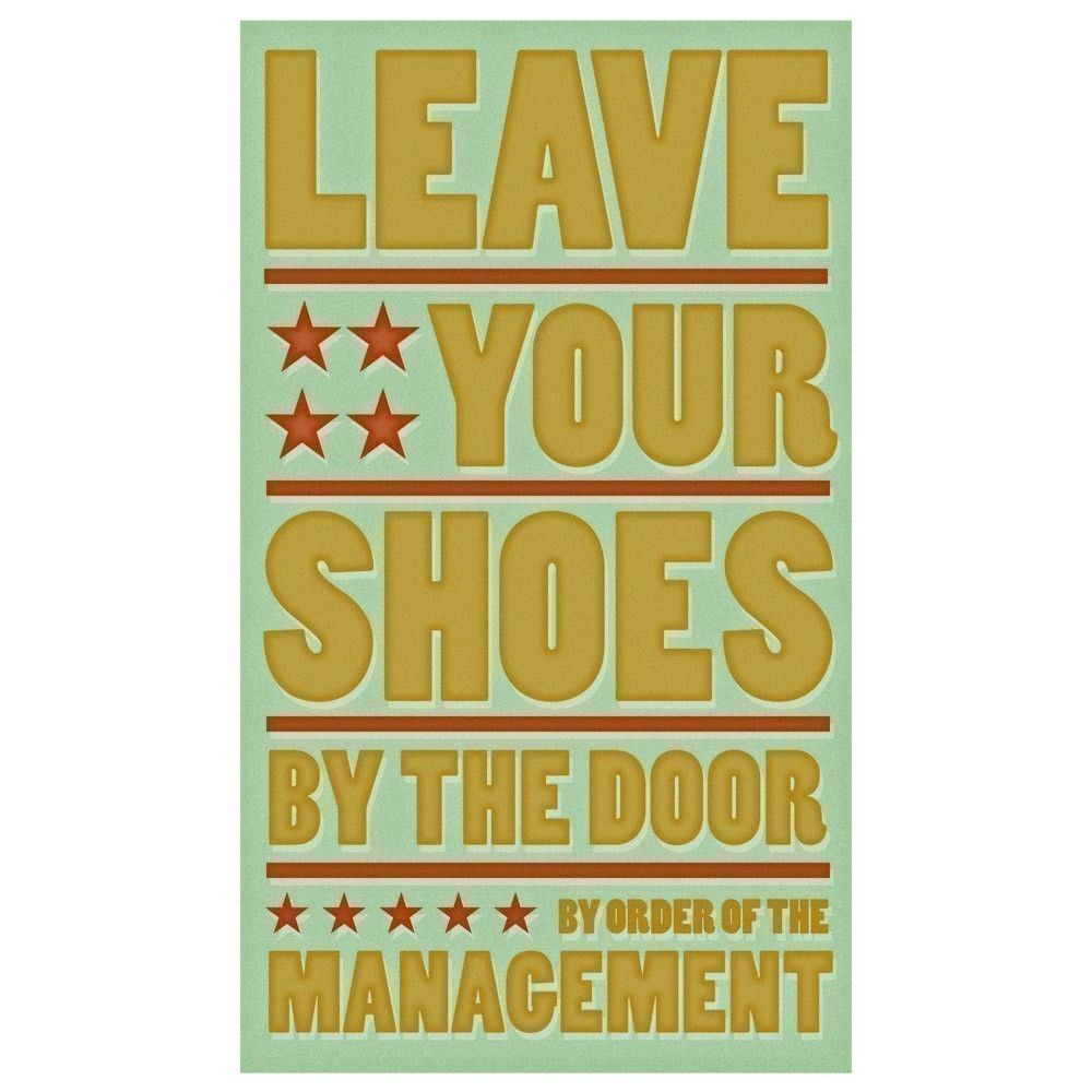 Leave Your Shoes by the Door Print 6 in x 10 in John W. Golden Art