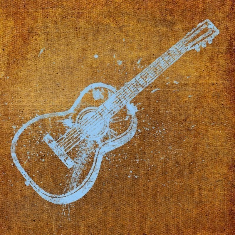 Guitar Print 8 in x 8 in - product images  of 