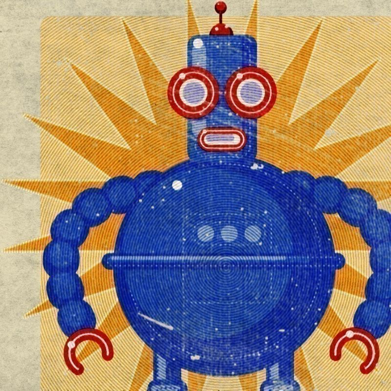Boris Robot Box Art Print - product images  of 