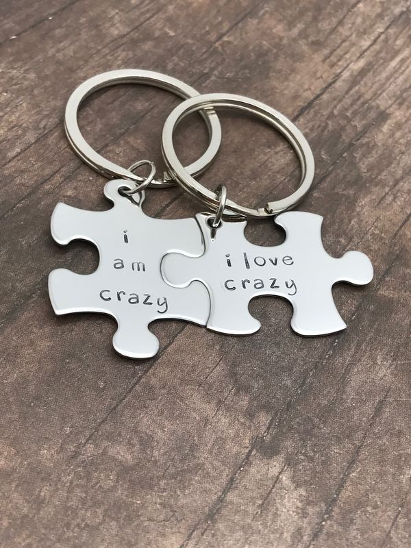 Couples Keychains Collection CustomHempTreasures