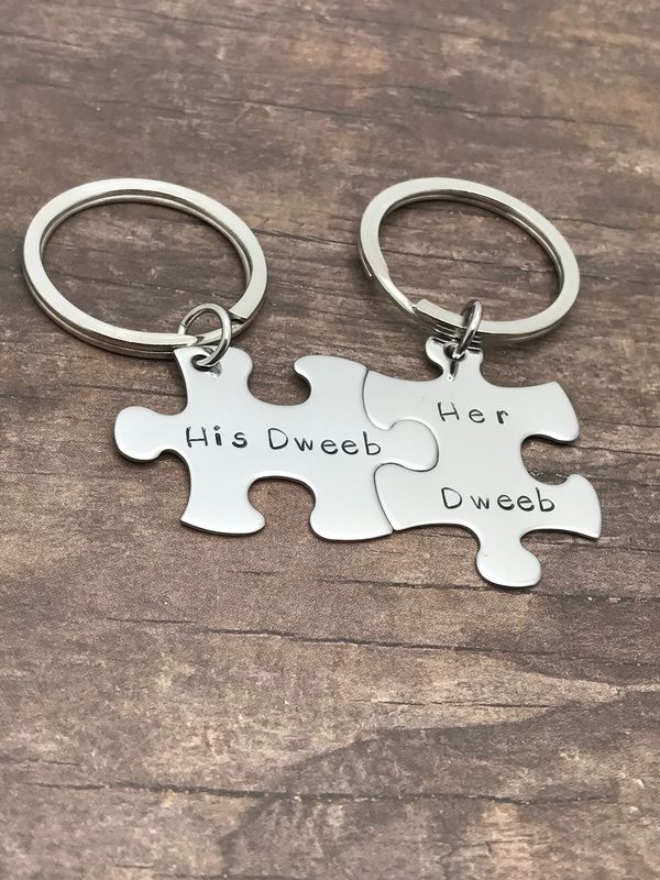 Couples Keychains Collection CustomHempTreasures