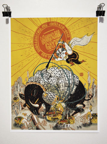 And,once,again,,the,day,is,saved!,Victo Ngai, openedition giclee print, superhero