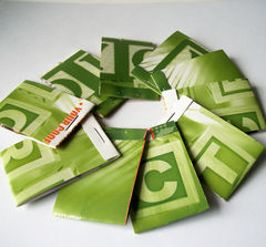 10,Green,Matchbook,Notebooks,Letter,Block,Recycled,Covers,paper_goods,notebook,recycled,matchbook_notebook,matchbook_notepad,upcycled,ooak,one_of_a_kind,jotter,repurposed,green,letter_blocks,wooden_blocks