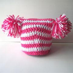 Pompom Hat | AllFreeCrochet.com