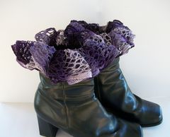 Ruffled,Boot,Cuffs,Faux,Socks,,Toppers,,Accessories,boot socks, boot toppers, ruffled boot cuffs, boot cuffs, boot accessories, victorian, goth, mermaid costume