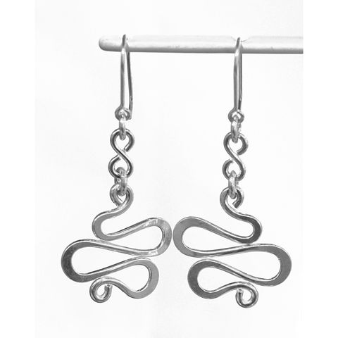 Handmade,silver,'snake',earrings,silver earrings, snake, norbert abel, west cork crafts