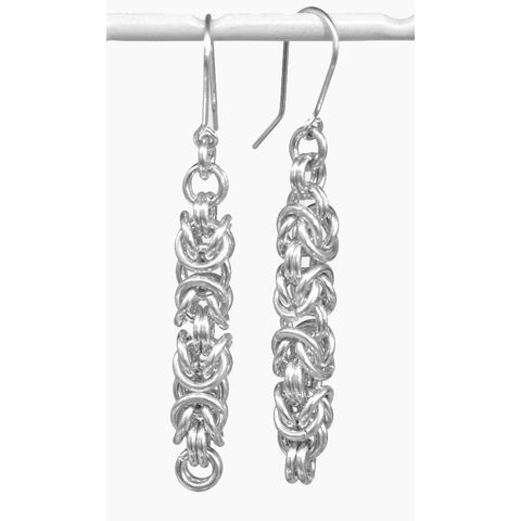 Handmade,silver,'byzantine',earrings,silver earrings, byzantine, norbert abel, west cork crafts