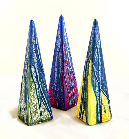 Handmade,pyramid,candles,-,medium,tedagh candles, medium, pyramid candles