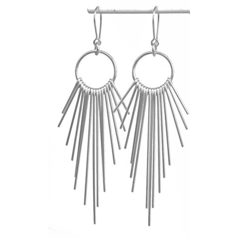 Handmade,silver,'dangle',earrings,silver earrings, dangle, norbert abel, west cork crafts