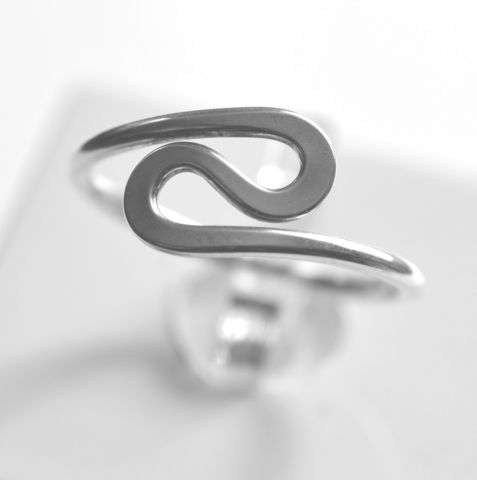 Handmade,silver,'s',ring,silver ring, s, handmade, norbert abel, west cork crafts