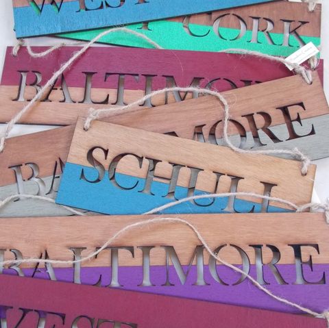 Stencil,Signs,stencil sign, 2 tone, wood, handmade, rossbrin creative, west cork