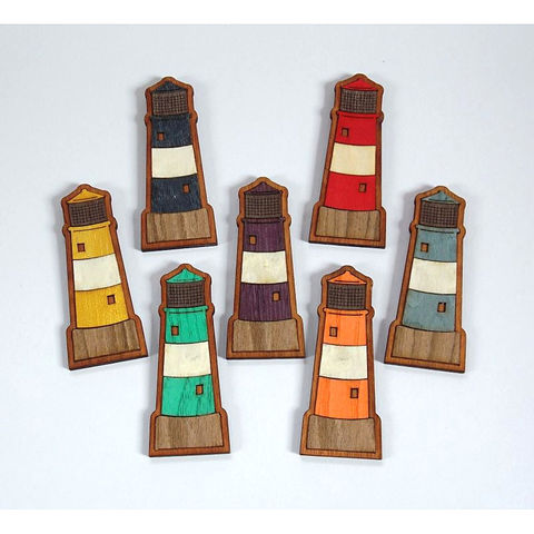 Lighthouse,Magnets, Fridge Magnet, wooden veneer, rossbrin creative, west cork