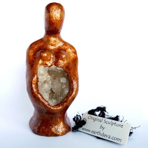 Quartz,Geode,Goddess,Sculpture,goddess statue,goddess sculpture,geode,quartz geode,geode goddess,bronze goddess,earth goddess