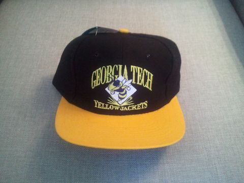 Georgia,Tech,Yellow,Jackets,Snapback,Hat,Vintage Snapbacks, Georgia Tech Yellow Jackets, Snapback Hat
