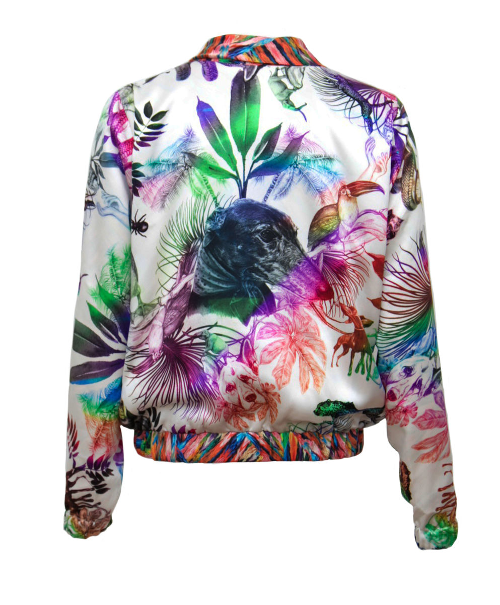 PENNY REVERSIBLE BOMBER SILK JACKET £599
