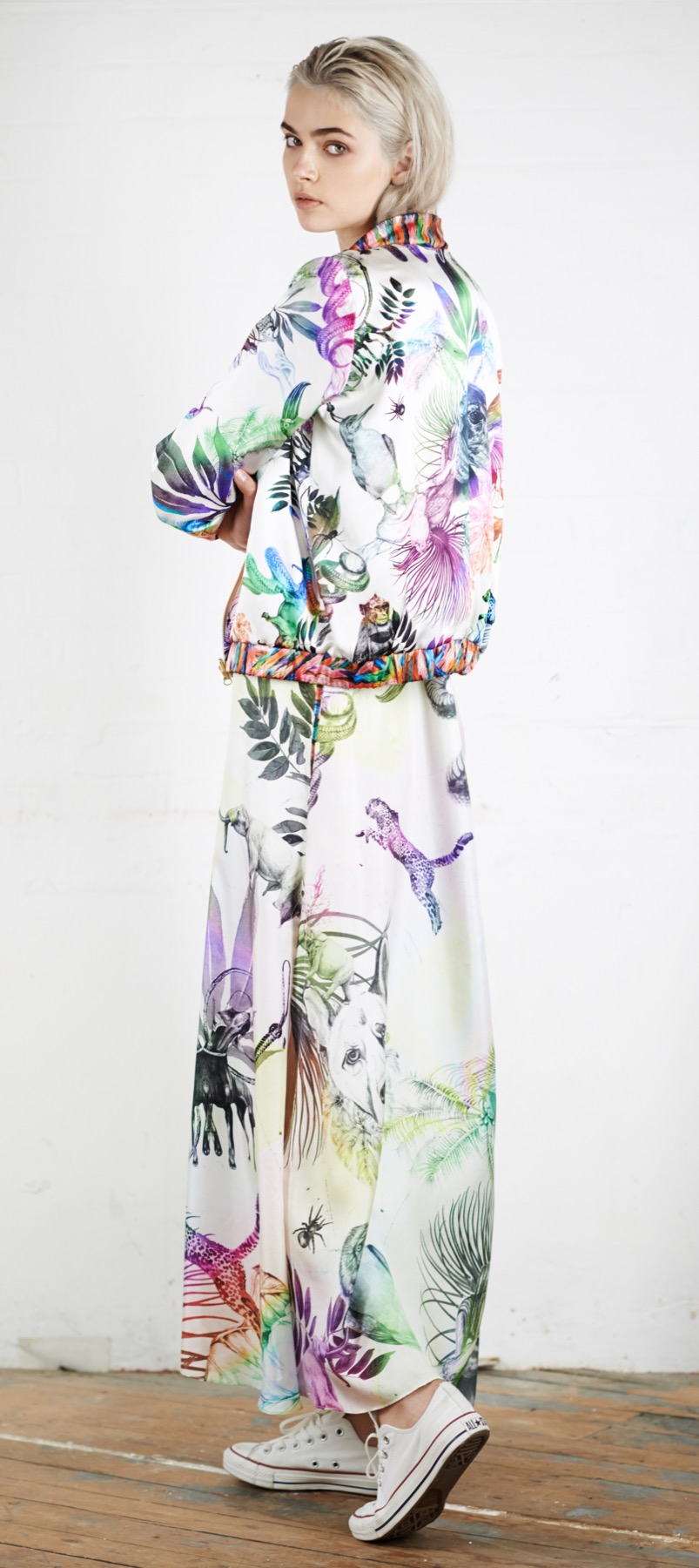 PATTI SILK DRESS / JUNGLE PRIDE PRINT - £590