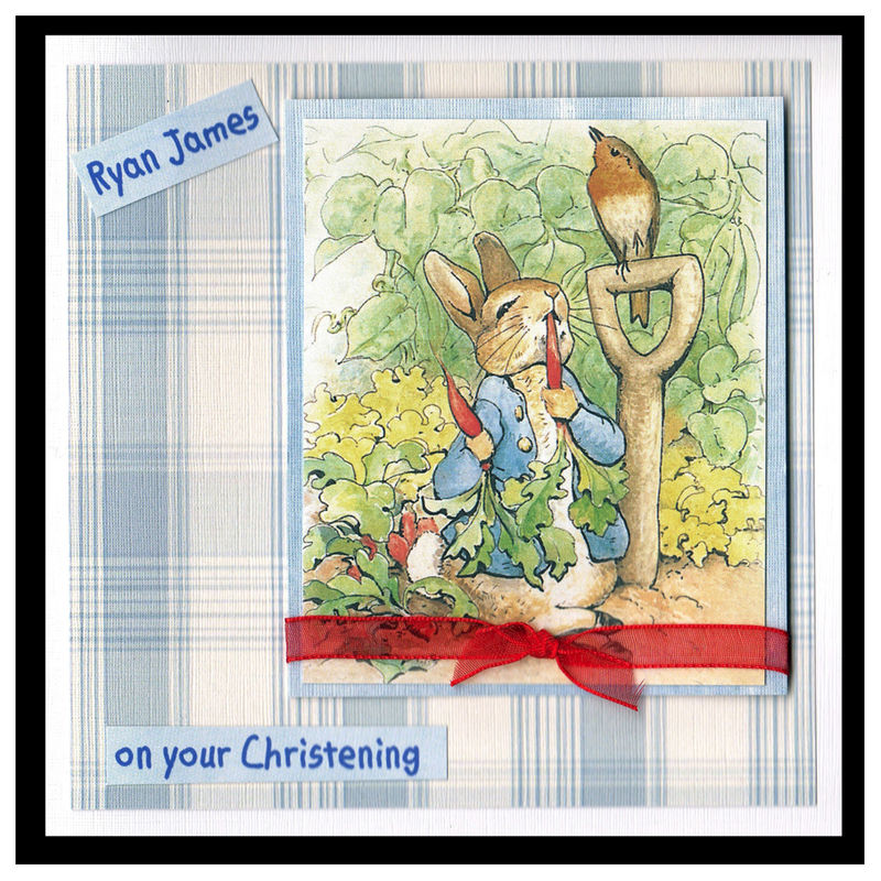 Peter Rabbit Christening Card Annie's Cards