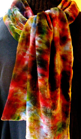Silk,Velvet,and,Charmeuse,Hand,Dyed,Scarf,Long,Autumn,Splendor,Accessories,tasrete