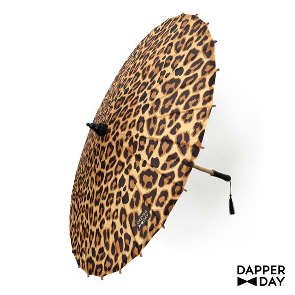 Leopard Print Parasol Dapper Day