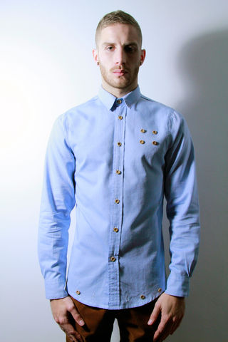 Oxford,Shirt,:,Light,Blue,trikki, premium, t-shirt, jacket, knitwear, cardigan, jumper, fluence, denser, iris, new york, fashion, style, london, denim jacket, varsity, baseball jacket