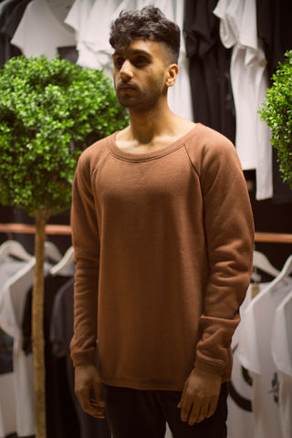 Cuervo:,Rust,trikki, london, clothing, jumper, sweatshirt, crewneck, cheshire street, east london