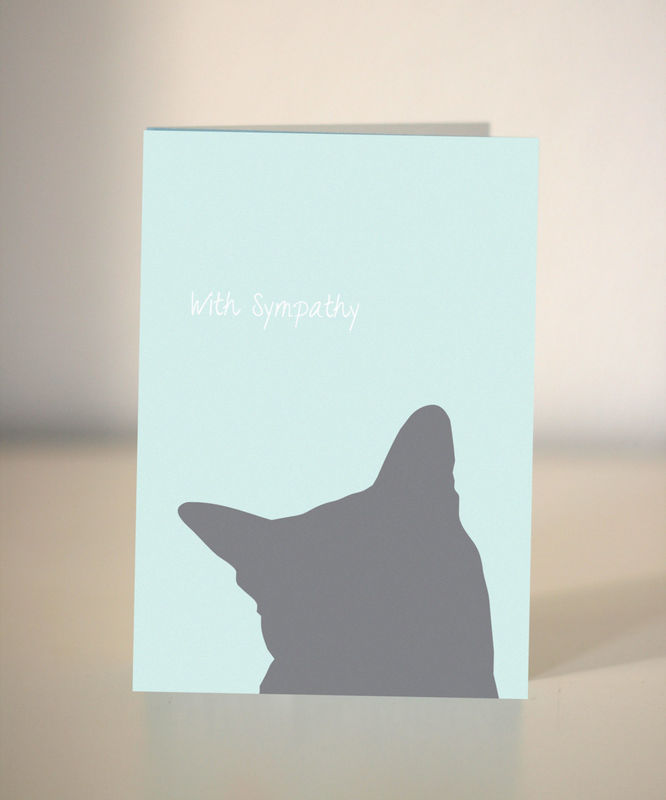 pet sympathy card for dog and cat lovers dickens ink