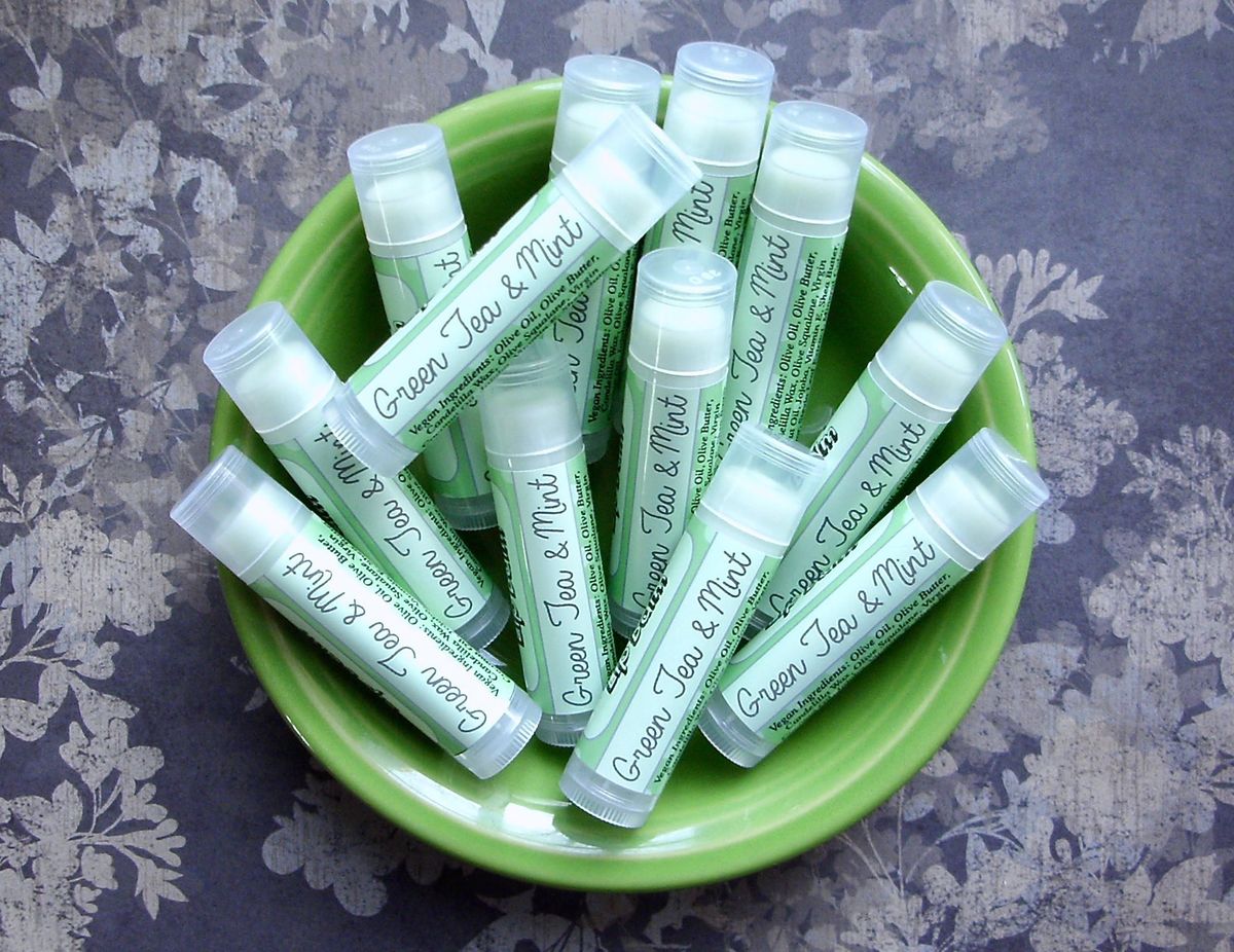 Green Tea and Mint Epic Vegan Lip Balm Epically Epic Soap
