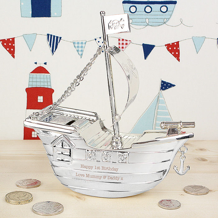 Pirate Ship Money Box
