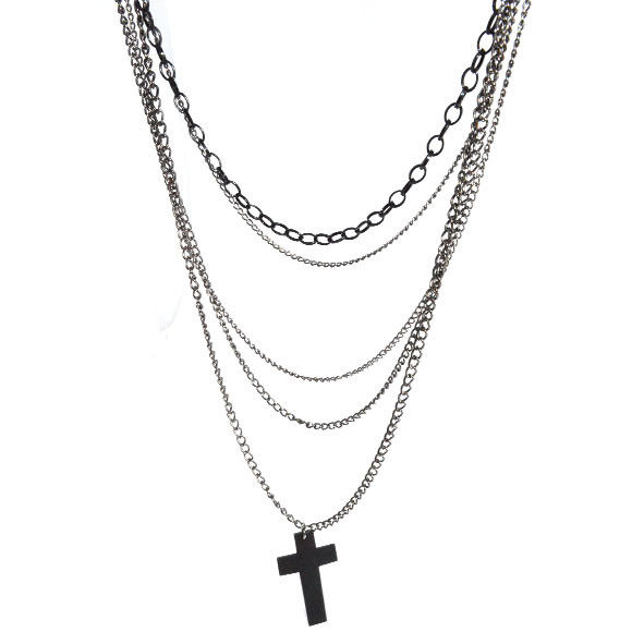 CROSS CHAIN NECKLACE - Rings \u0026 Tings 