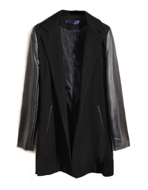 CONTRAST SLEEVE COAT - product image