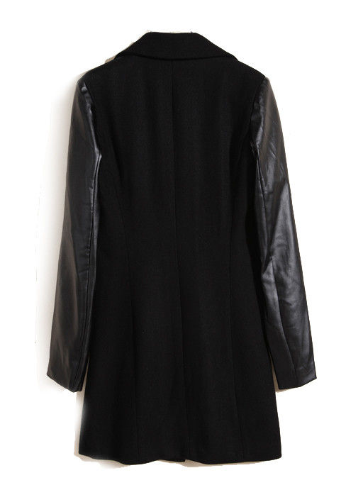 CONTRAST SLEEVE COAT - product image