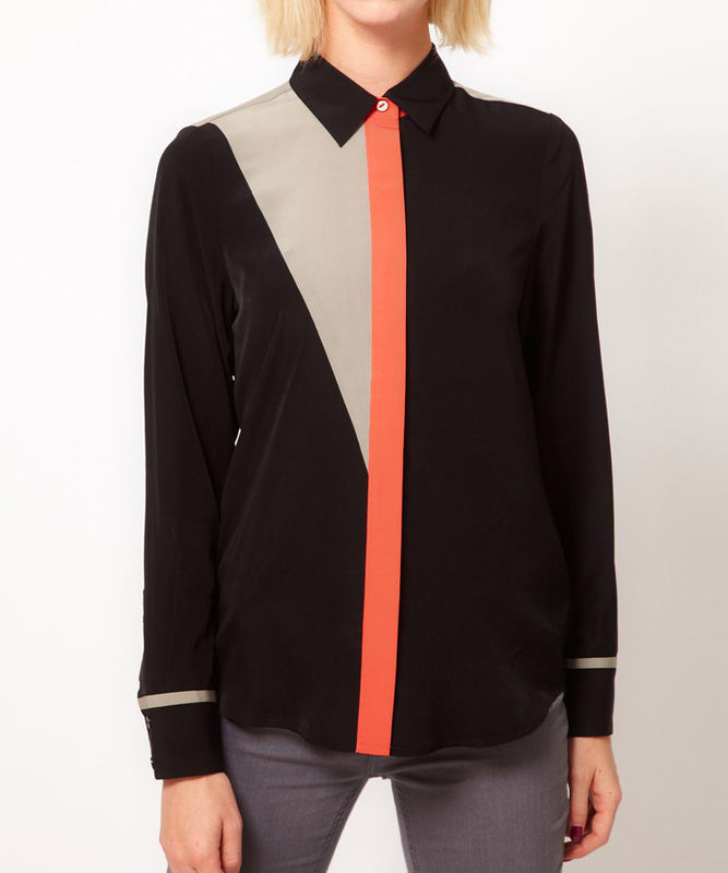COLOUR PLACKET SHIRT BLACK - product image