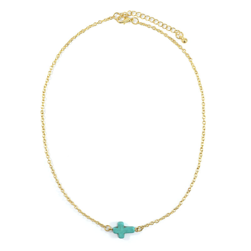 COLOUR CROSS NECKLACE - product image