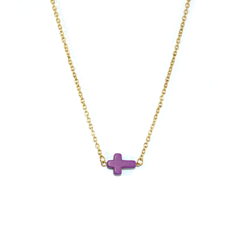 COLOUR CROSS NECKLACE - product image