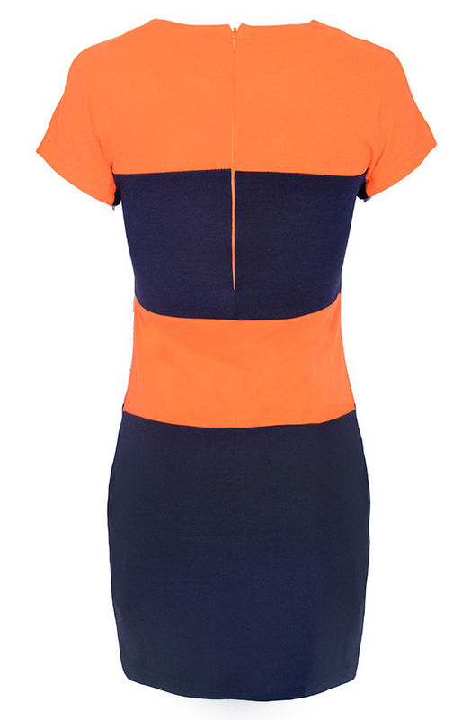 BLOCK STRIPE DRESS - product image