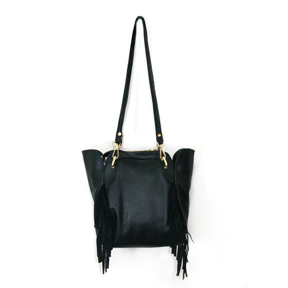 BLACK TASSELS BAG - product image