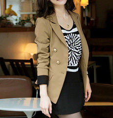 KHAKI CONTRAST BLAZER - product image
