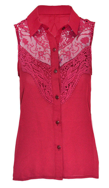 FLORAL SLEEVELESS BLOUSE - product image