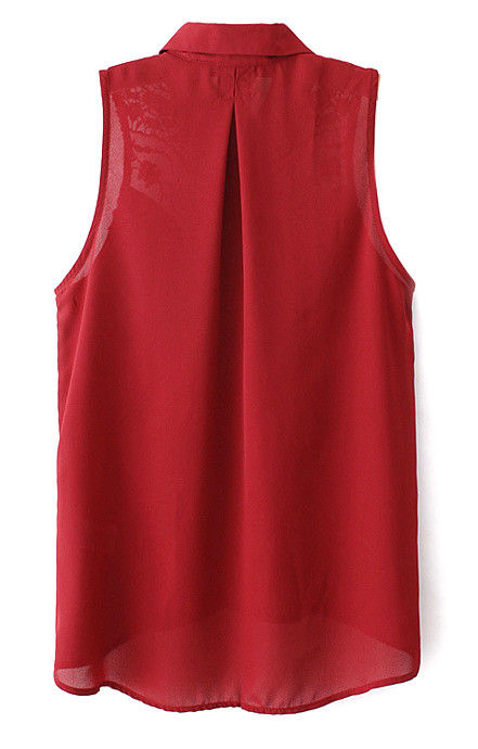 FLORAL SLEEVELESS BLOUSE - product image