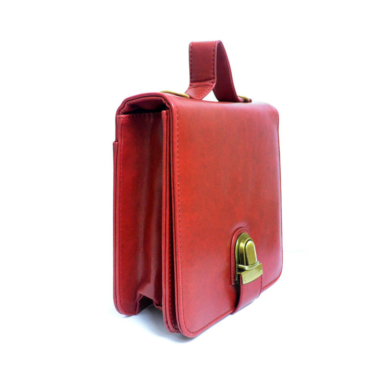FAUX LEATHER SHOULDER BAG - product image