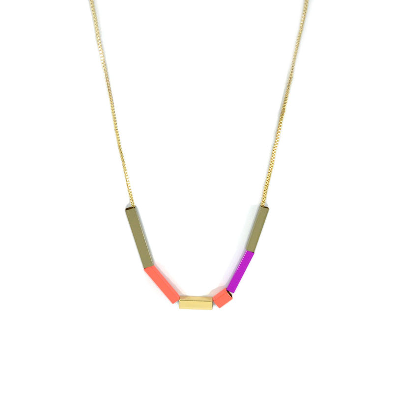 CUBIC TUBE NECKLACE - product image