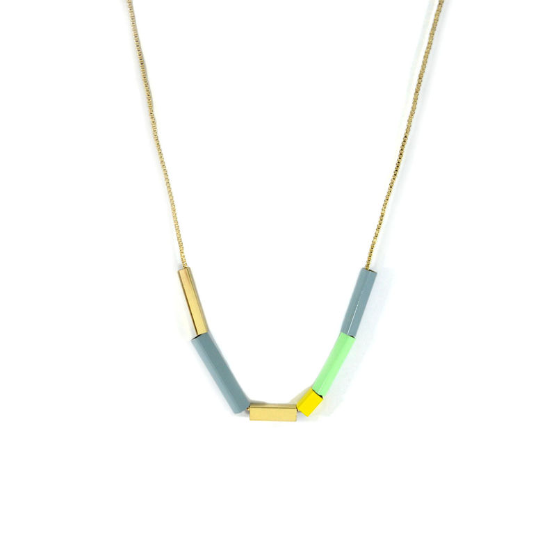 CUBIC TUBE NECKLACE - product image